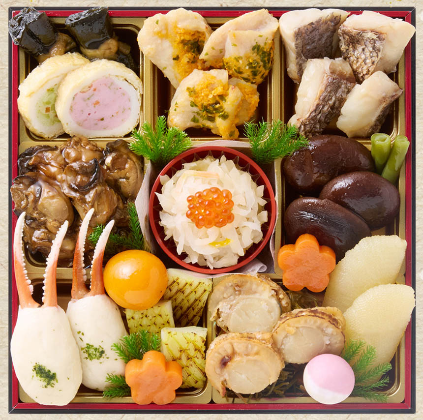 匠本舗おせち 匠 参の重（岩元監修、多彩な煮物と焼き物）